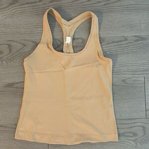 lululemon athletica Camel Tan Cropped Tank Top Size 4